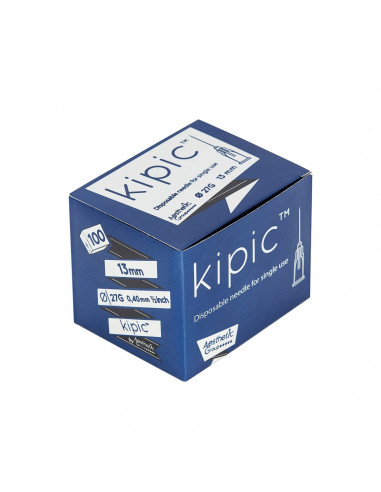 Aiguille KIPIC® 27G 0,13 x 13mm