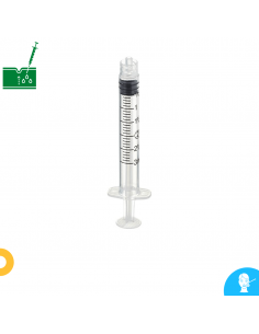 Mediware Siringhe monouso 2/3ml 3 pezzi Luer-Lock Sterile (PU 100 pz.)