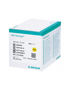 Cannula Sterican® 30G x 1/2" / Ø 0,30 x 12 mm, giallo