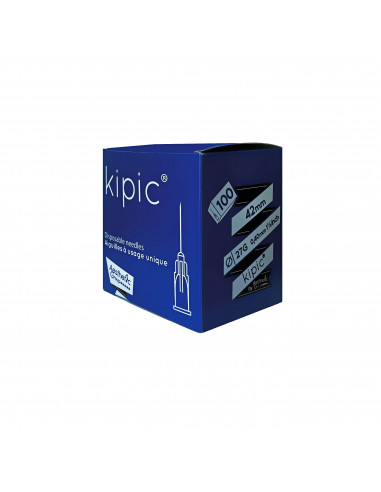 Aguja de Microinyección KIPIC® 27G x 42mm | VPE 100 piezas