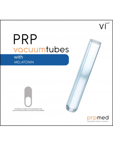 Tubes PRP - avec mélatonine pour le traitement des cheveux