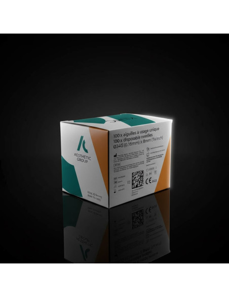 KIPIC® 34G×8 mm | one of the thinnest needles | 100 pcs